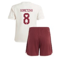 Camiseta Bayern Munich Leon Goretzka #8 Tercera Equipación para niños 2023-24 manga corta (+ pantalones cortos)